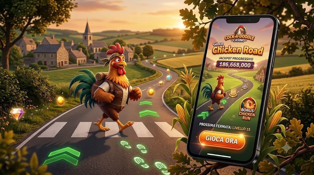 Interfaccia principale della piattaforma gioco Chicken Road su desktop